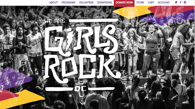 Girls Rock DC Website