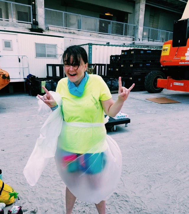 Maura Marcellino Working Atlantic City Warped Tour in 2019 - Photo by Alexis Acar