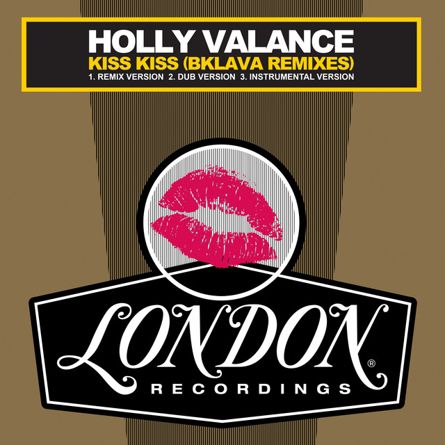 Holly Valance smash hit "Kiss Kiss" remix by Bklava cover art