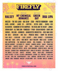 Firefly Music Festival Performer Lineup