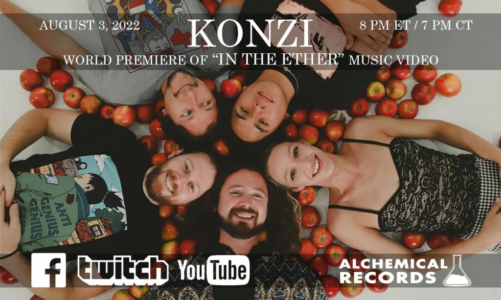 Konzi - Aug 3 livestream Q&A and "In The Ether" music video premiere