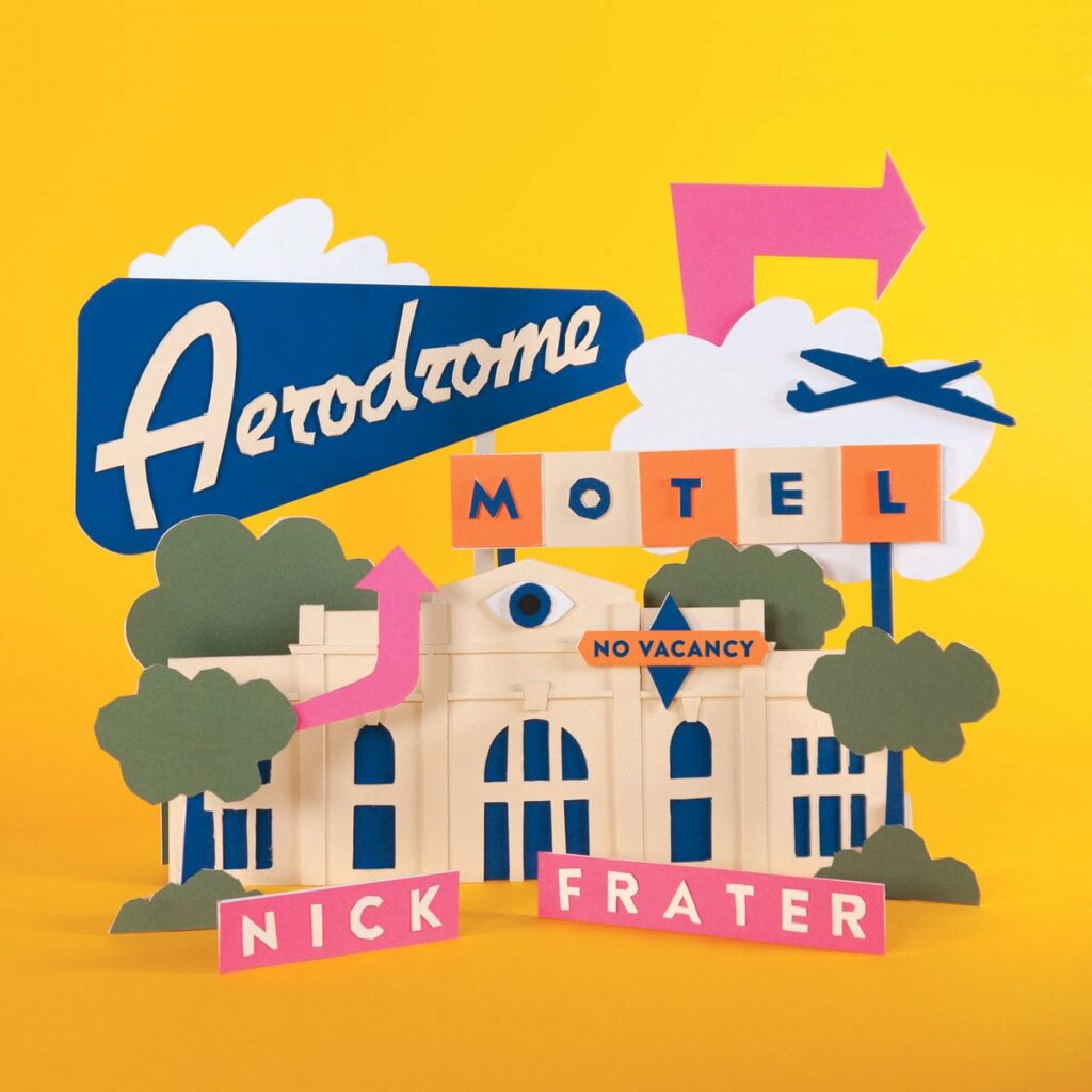 Nick Frater "Aerodrome Motel" Album Art