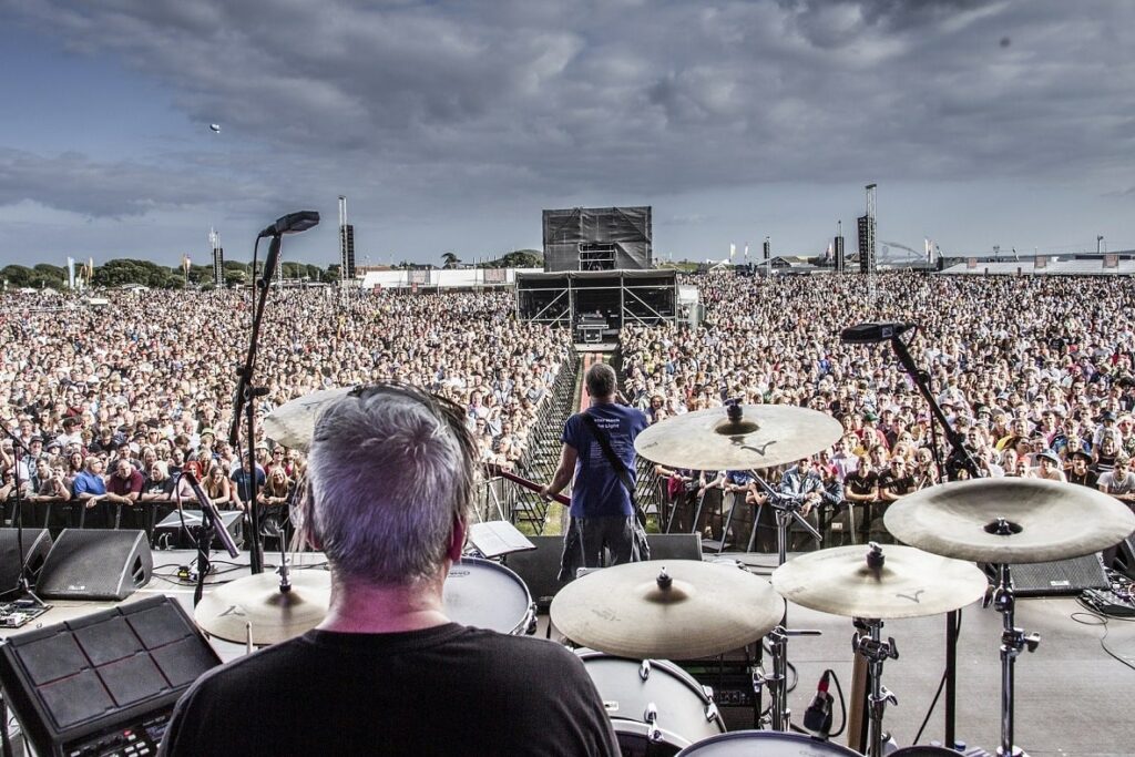 Peter Hook & The Light at Victorious Festival 2021 in Portsmouth, England August of 2021. Photo by Mark L Hill.