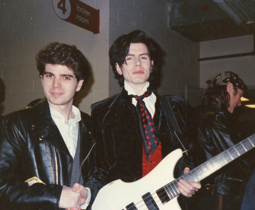 Duran Duran Appreciation Day - Keith Valcourt with Duran Duran's John Taylor in 1989.