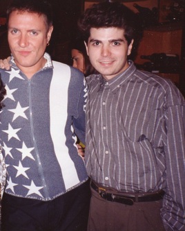 Simon Le Bon with Keith Valcourt in New York City