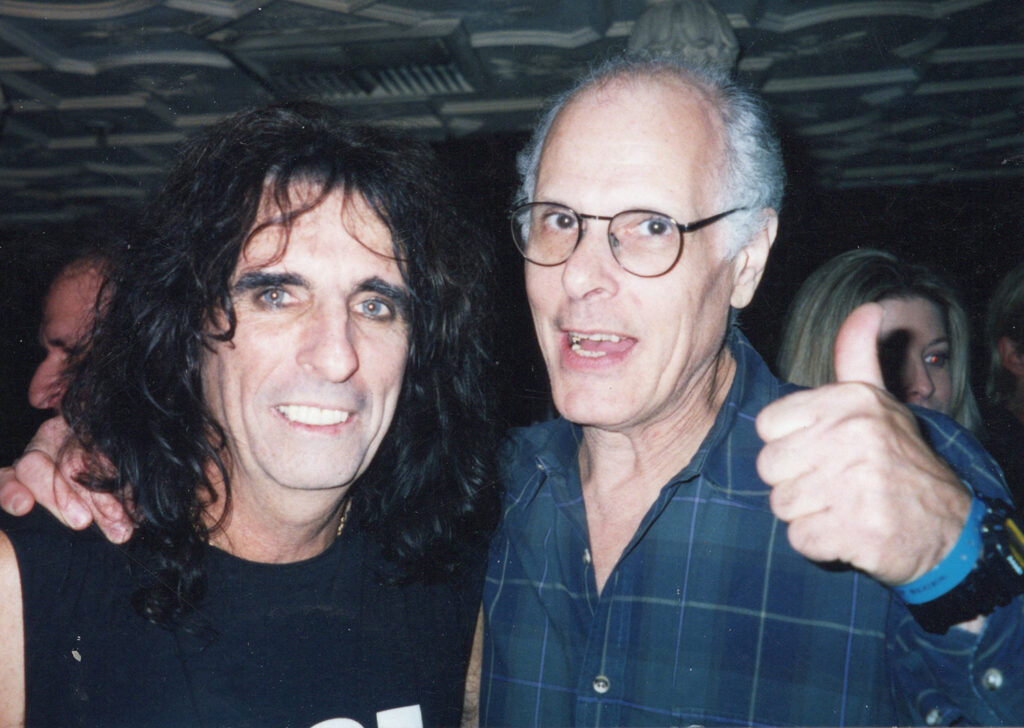 David Libert with Alice Cooper