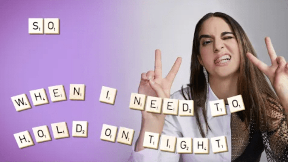 Ava Della Pietra - "Depend on Me" lyric video still