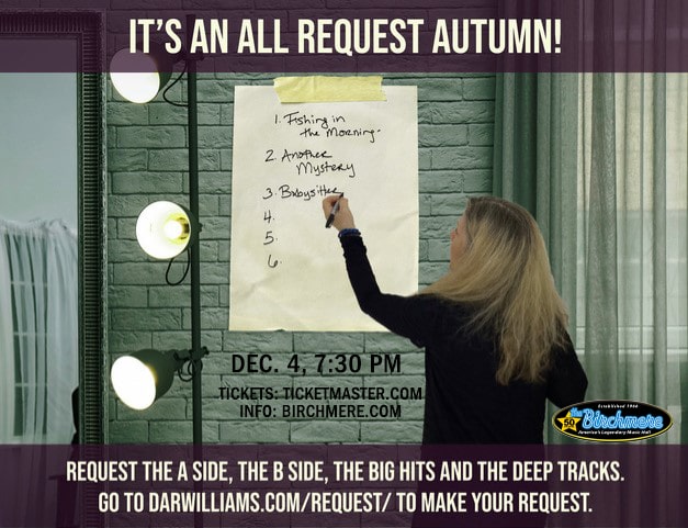 Dar Williams "All Request Show!" at the Birchmere in Alexandria, VA on December 4, 2022