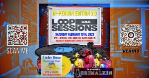 Loop Sessions RVA on 18 Feb 2023 at Garden Grove Brewing and Urban Winery in Richmond, VA. Sponsored by Grimalkin Records