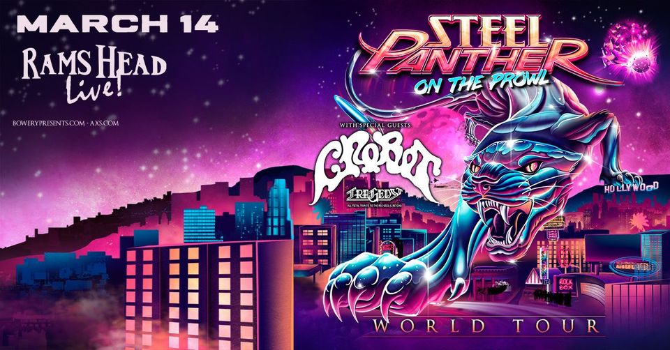 Steel Panther at Rams Head Live on March 14, 2023
