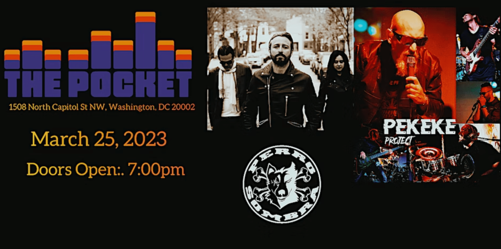 Perro Sombra and Pekeke Project at The Pocket event poster