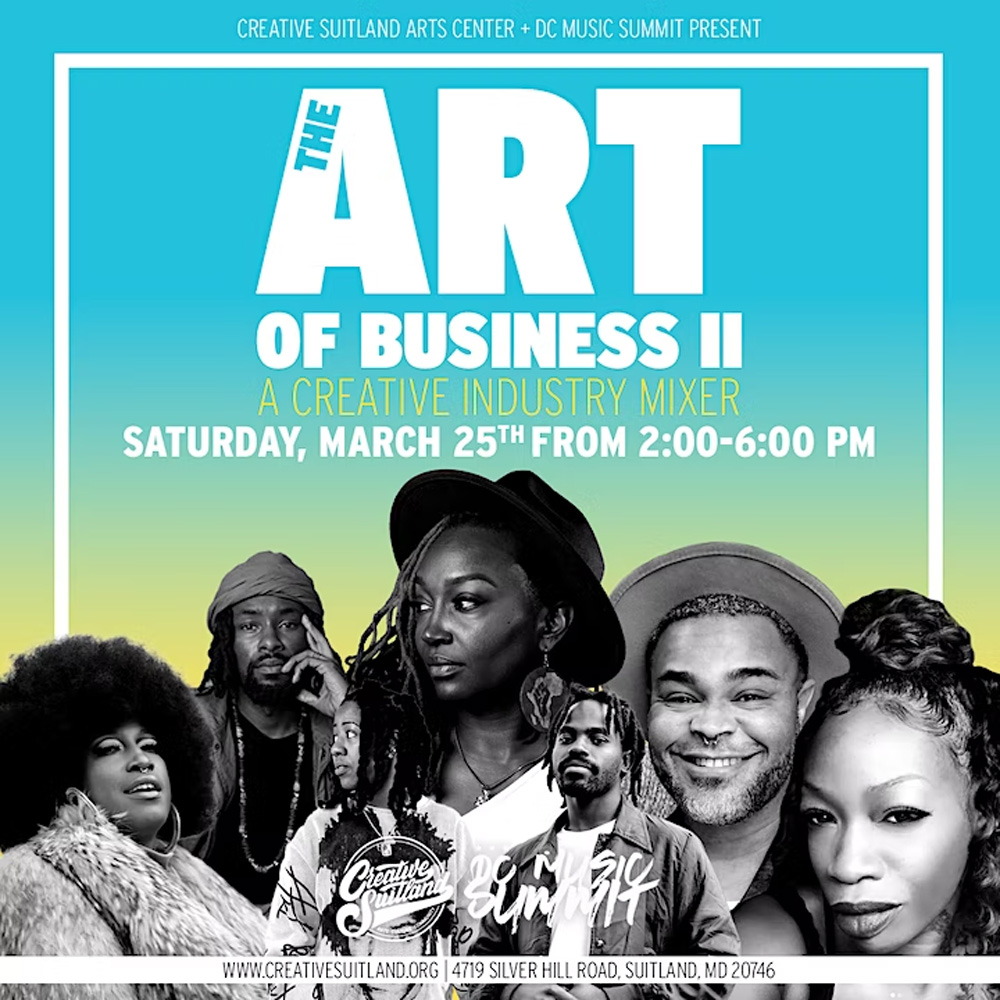 Art of Business event image with speakers'/presenters' headshots