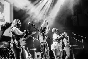 Girls Rock! DC campers performing at the 2016 Summer Camp Showcase at 9:30 Club