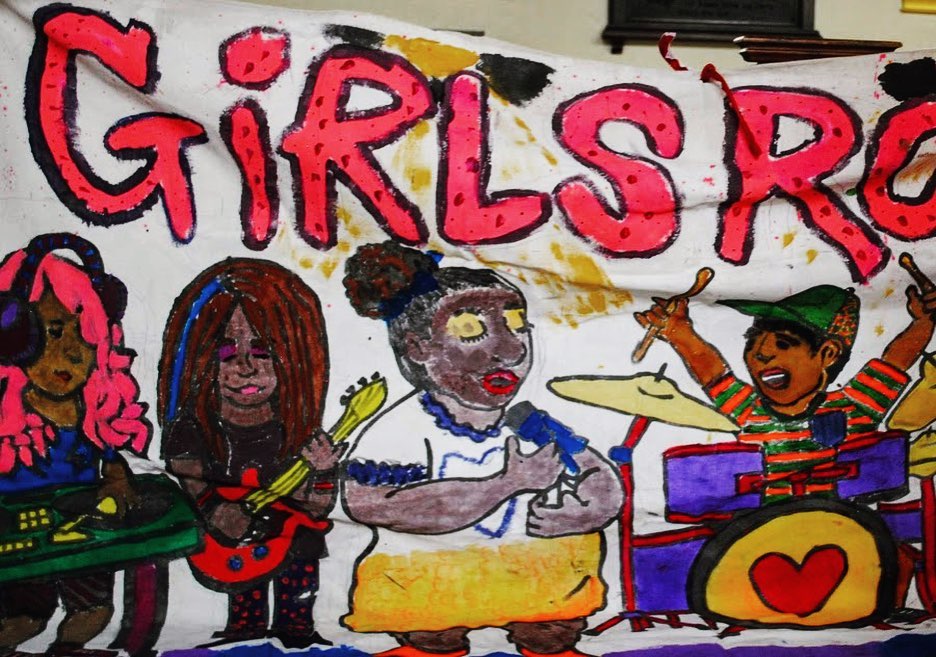 Handmade sign by GR!DC campers