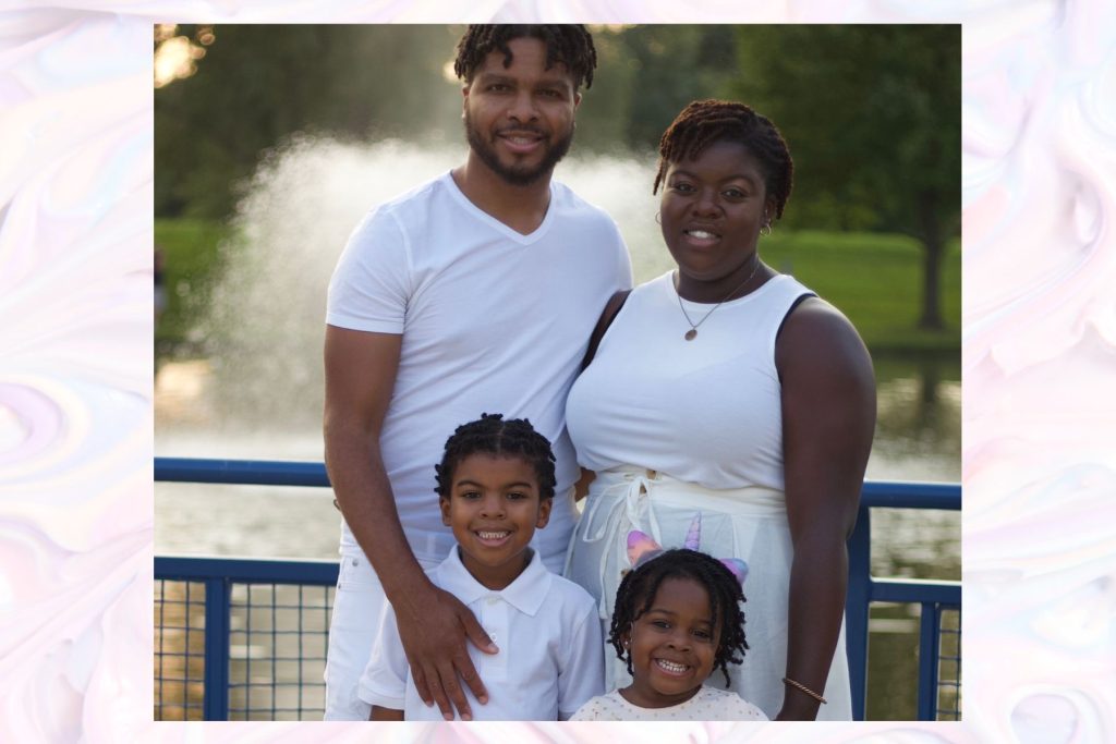 Shacara Rogers and family.
