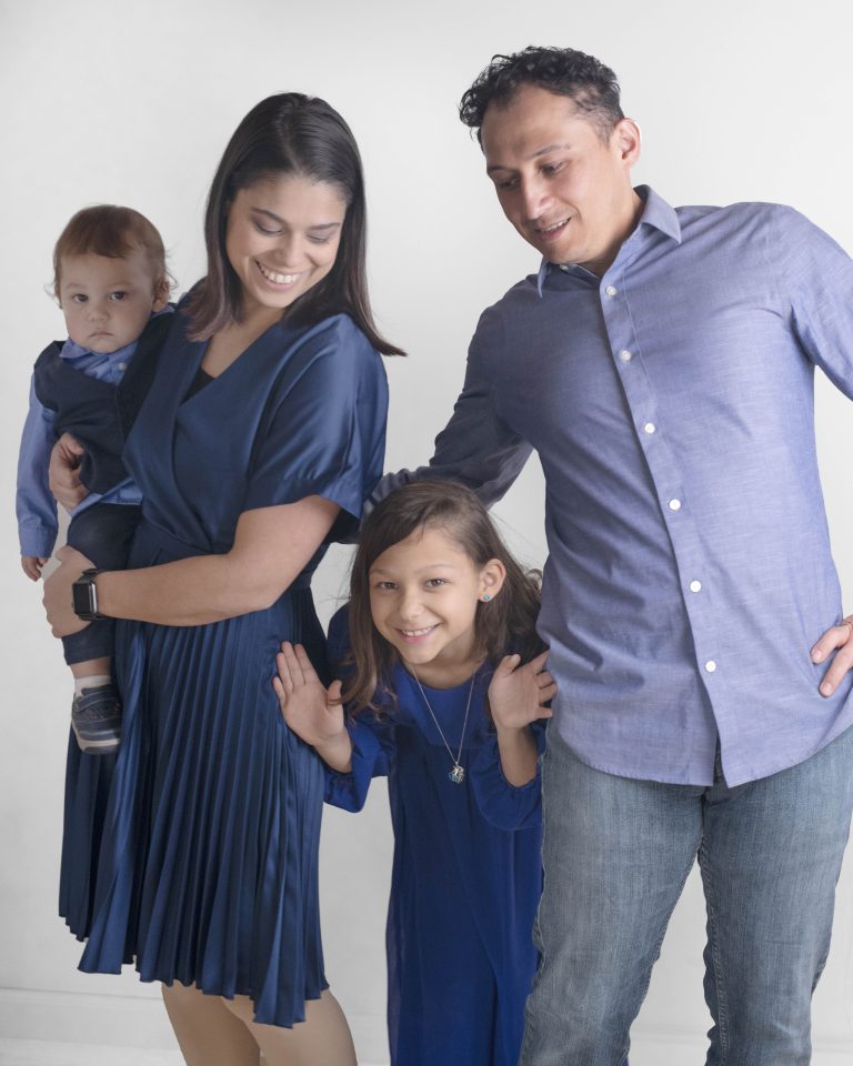 Stephanie Mathias with her family. / Photo courtesy of the artist.