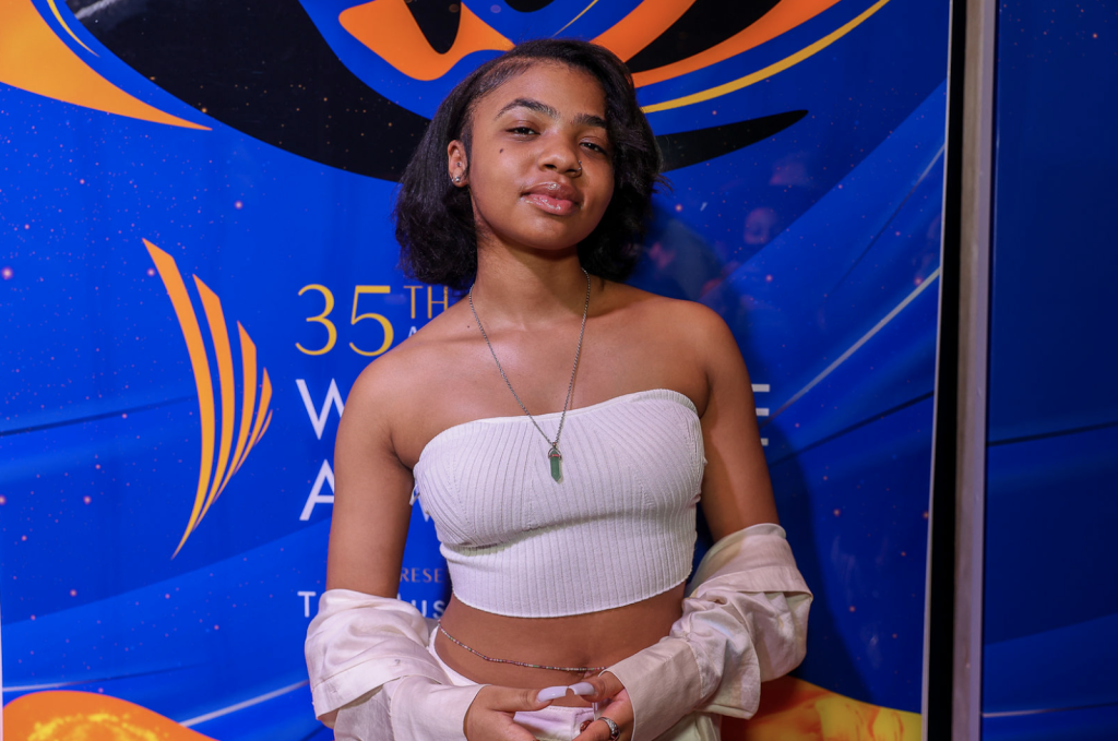 Ramsey Renée on the Wammies red carpet