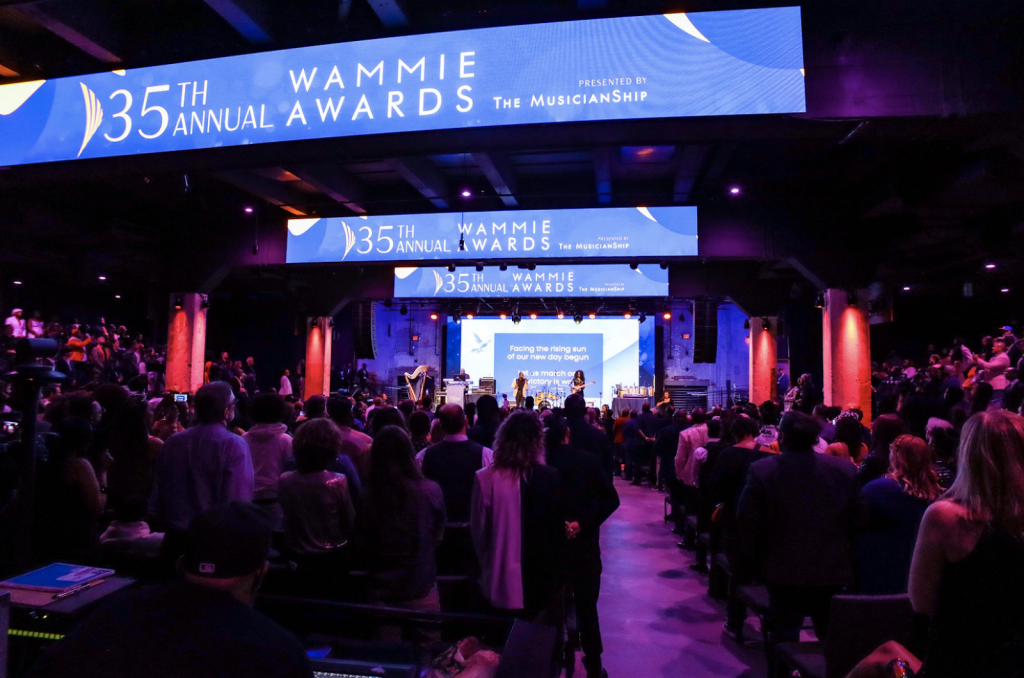 Overview of the Wammies at the theater inside Capital Turnaround