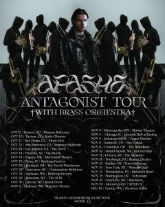 Official poster for the Antagonist Tour.