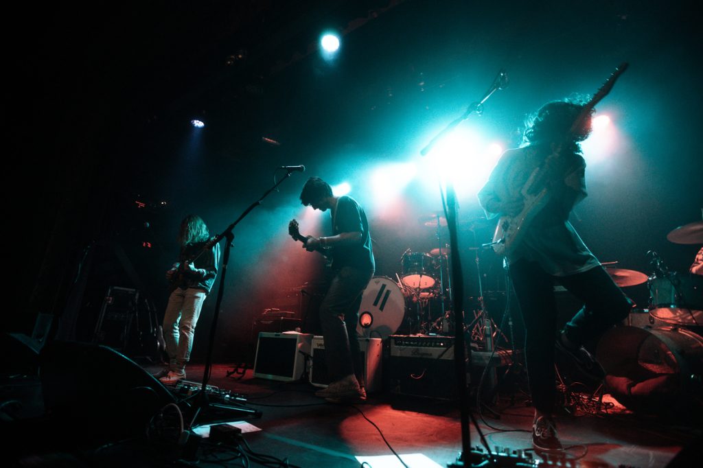 Whitehall performing on stage in 2022.