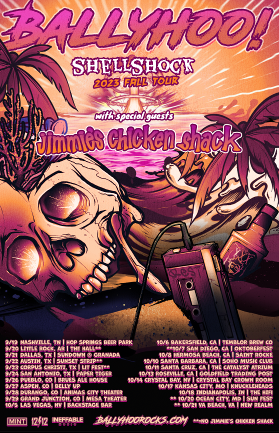 Ballyhoo! Shellshock Tour Poster