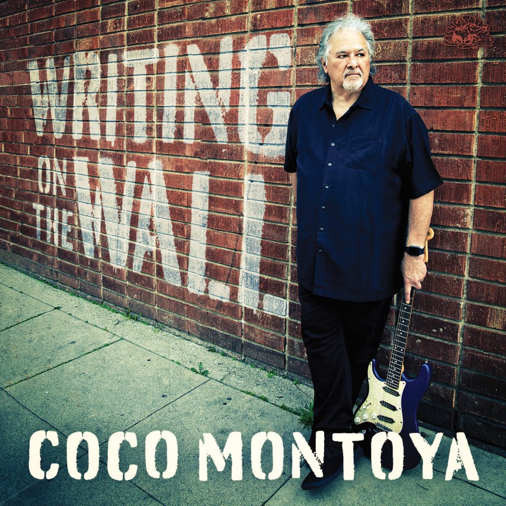 Writing on the Wall album cover art by blues artist Coco Montoya.