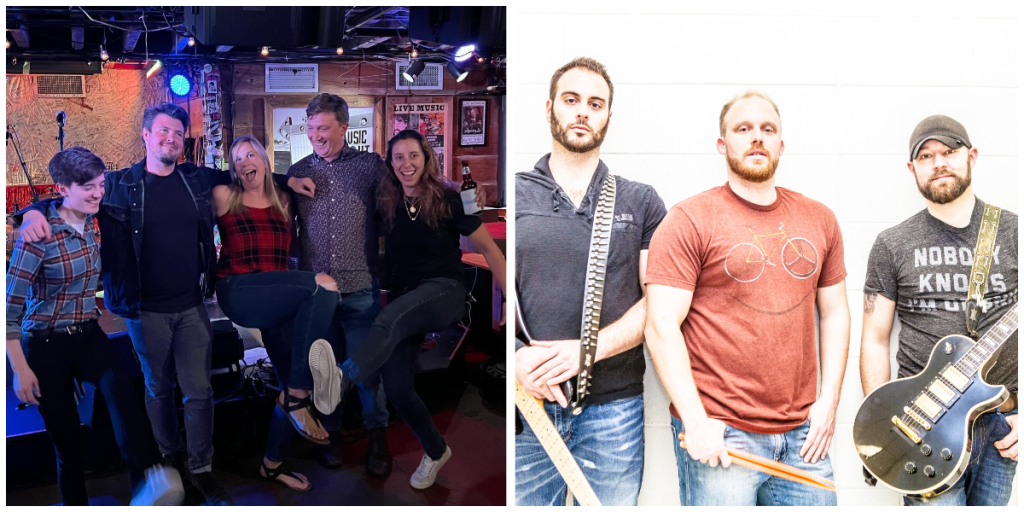 Perfectioncraft promo photo featuring members of The Perfectionists on the left and members of Fellowcraft on the right.