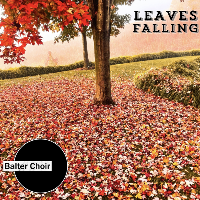 "Leaves Falling" cover art, fall foliage