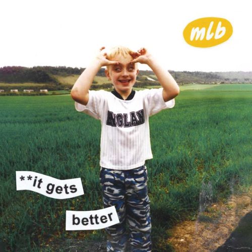 Martin Luke Brown - It Gets Better - album art - depicting a child making faces in the middle of a field